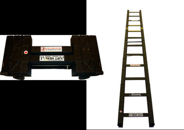 Escalera de paso plegable de aluminio de alta resistencia para el rescate del rehén/los criminales redondos