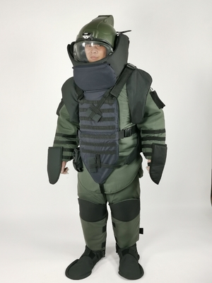 Flexible cómodo avanzado del traje de la bomba del Eod de la fibra de Aramid de la seguridad pública