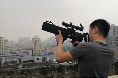 Emisión el 1km de mano direccional 2.4kg del Uav de los abejones sin Gunsight