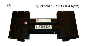Operación rápida/eficiente 6 - el 14ft de aluminio de la aleación de la escalera plegable conveniente de Quickstep