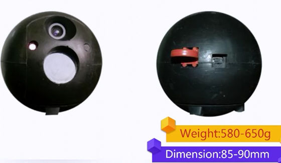 bola remota 360° de la vigilancia de la distancia 85m m de los 30m que gira