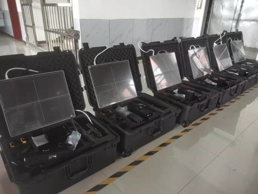 A través de artículos portátiles de los perímetros X Ray System Examination Of Suspected de las fronteras