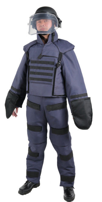 Alto grado de la movilidad de bomba de la disposición del equipo del traje cómodo protector de la búsqueda
