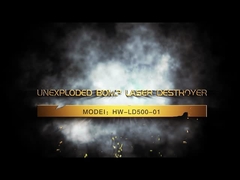 Disposición inexplotada de la artillería del laser los 2m de la radio del sistema remoto de la leña